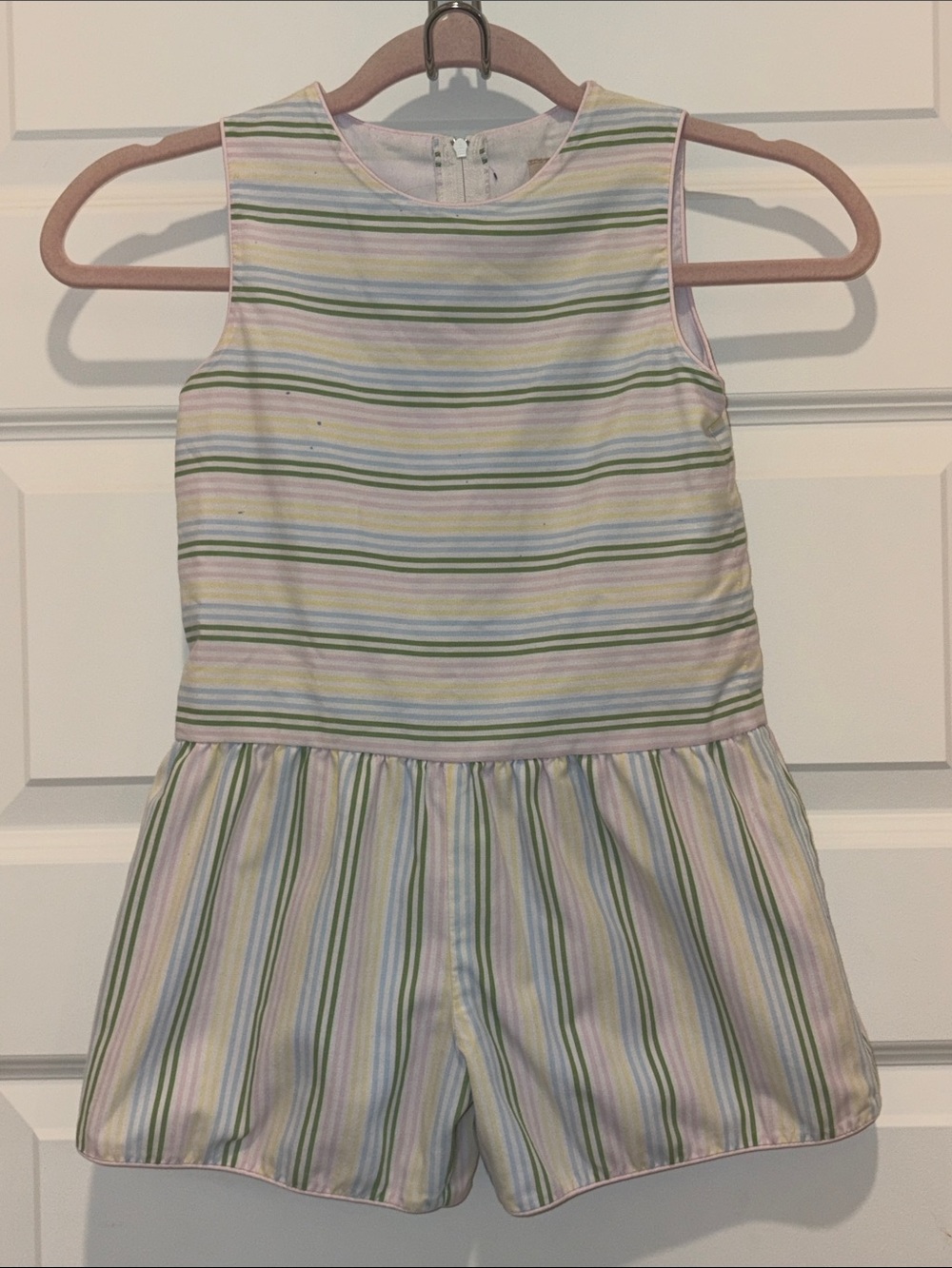 [The Beaufort Bonnet Company] Pastel Stripe Romper